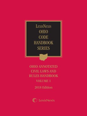 cover image of Ohio Annotated Civil Laws and Rules Handbook